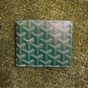 Green goyard wallet